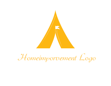 letter a tent icon