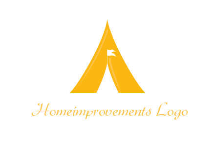 letter a tent icon