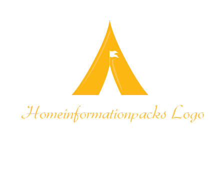 letter a tent icon