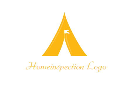 letter a tent icon