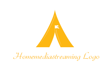 letter a tent icon