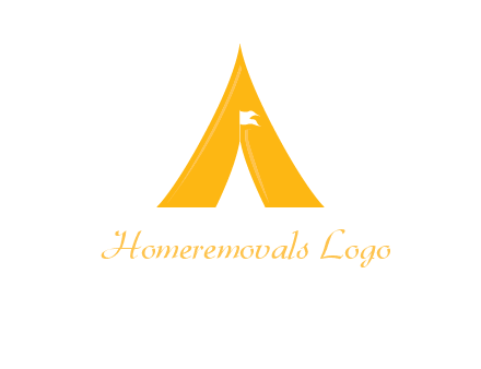 letter a tent icon