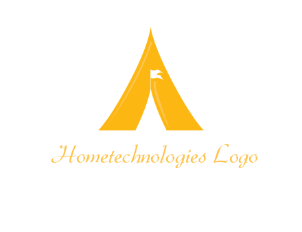 letter a tent icon