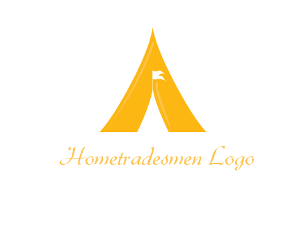 letter a tent icon
