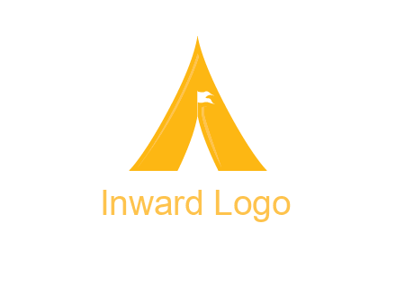letter a tent icon
