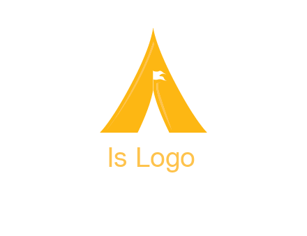 letter a tent icon
