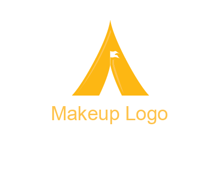 letter a tent icon