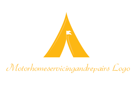 letter a tent icon