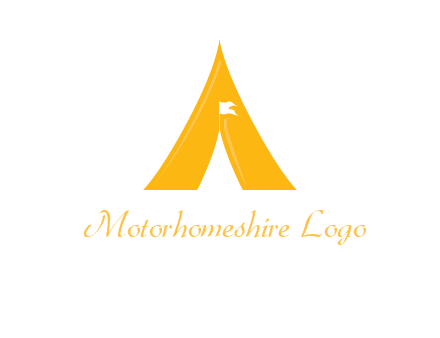 letter a tent icon