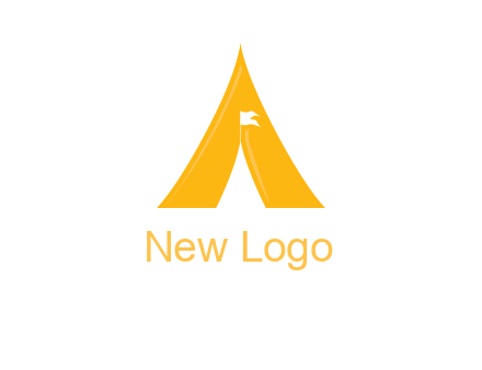 letter a tent icon