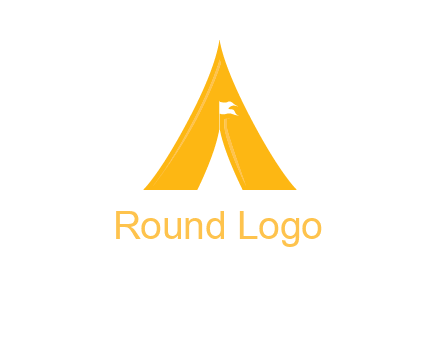 letter a tent icon