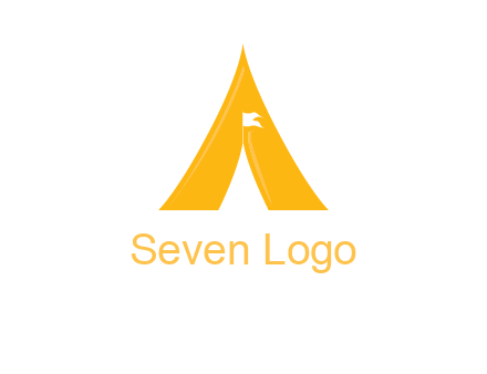 letter a tent icon