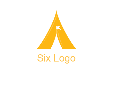 letter a tent icon