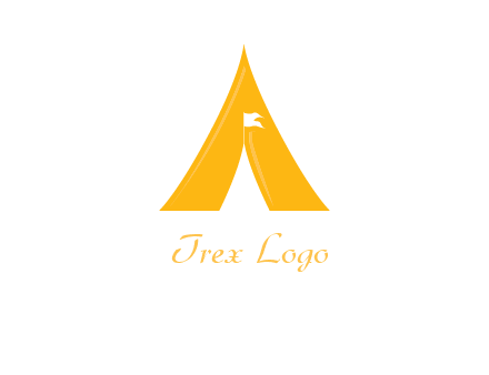 letter a tent icon