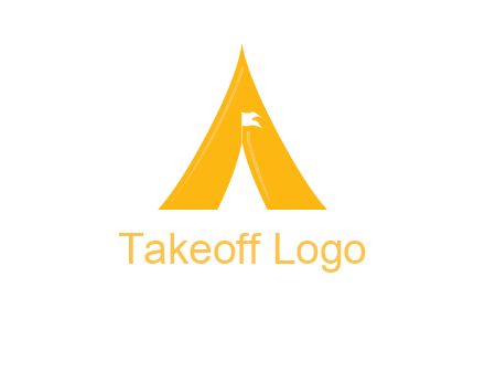 letter a tent icon