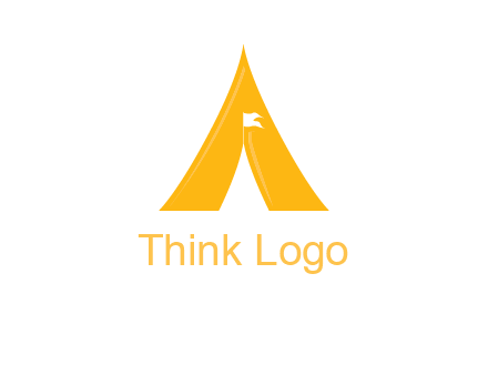 letter a tent icon