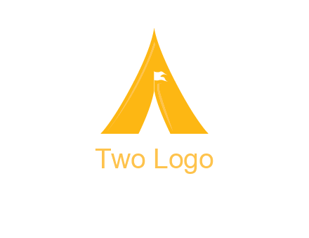 letter a tent icon
