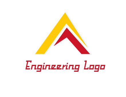 letter A mountain logo