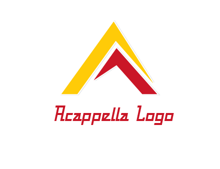 letter A mountain logo