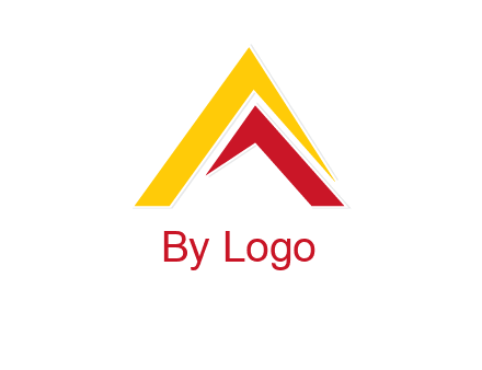 letter A mountain logo