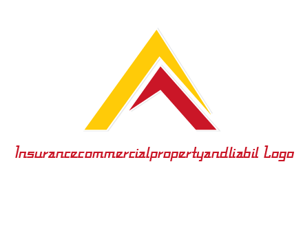 letter A mountain logo