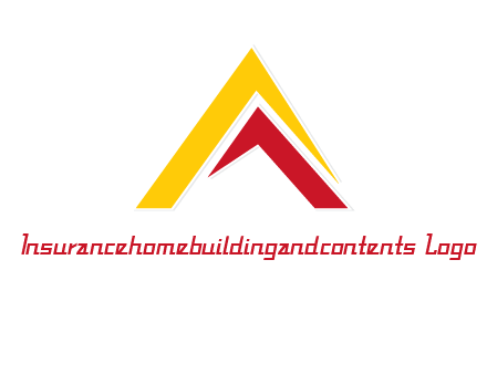 letter A mountain logo