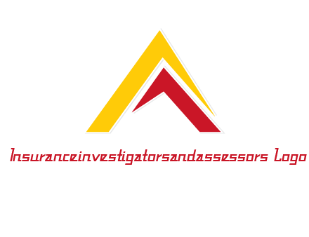 letter A mountain logo