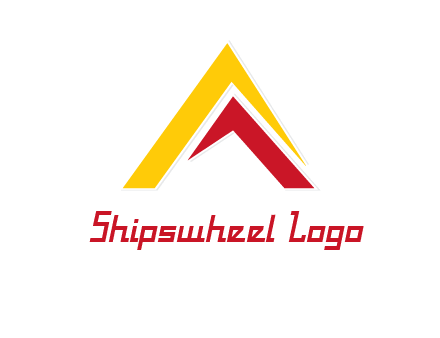 letter A mountain logo