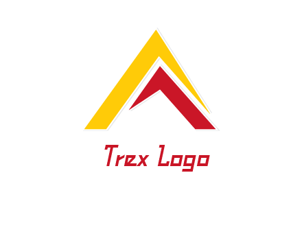 letter A mountain logo