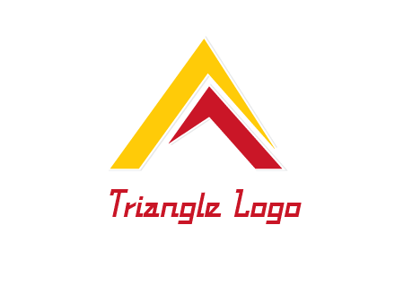 letter A mountain logo