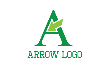 letter A arrow logo