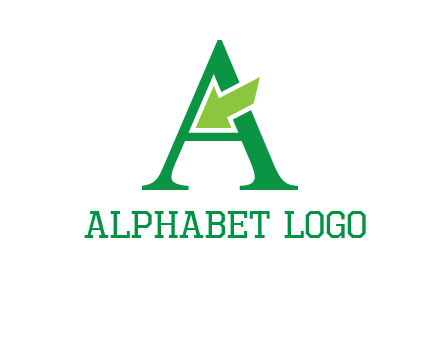 letter A arrow logo