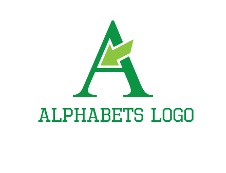 letter A arrow logo