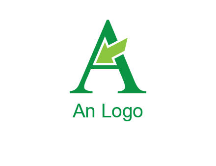 letter A arrow logo