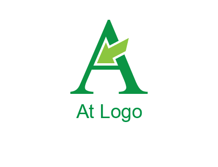 letter A arrow logo