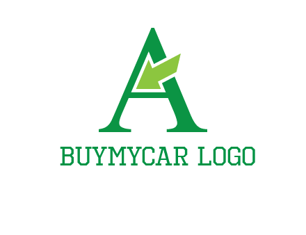 letter A arrow logo