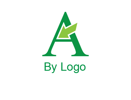 letter A arrow logo