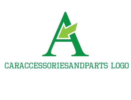 letter A arrow logo