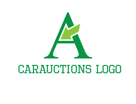 letter A arrow logo