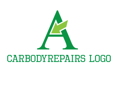 letter A arrow logo