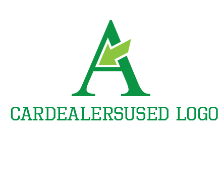 letter A arrow logo