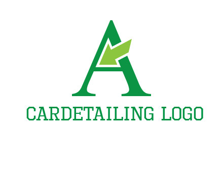 letter A arrow logo