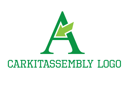 letter A arrow logo