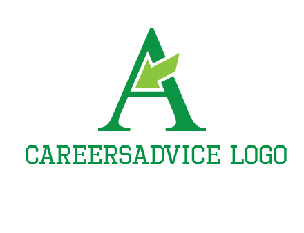 letter A arrow logo