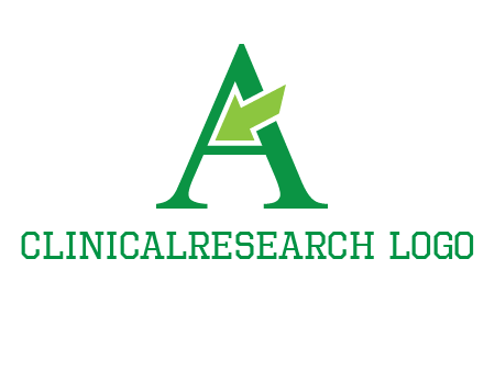 letter A arrow logo