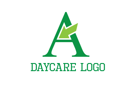 letter A arrow logo