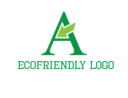 letter A arrow logo