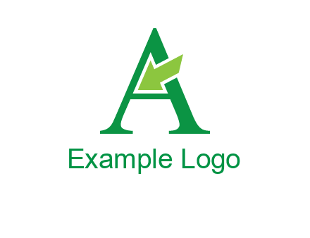 letter A arrow logo
