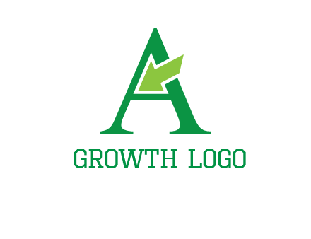 letter A arrow logo