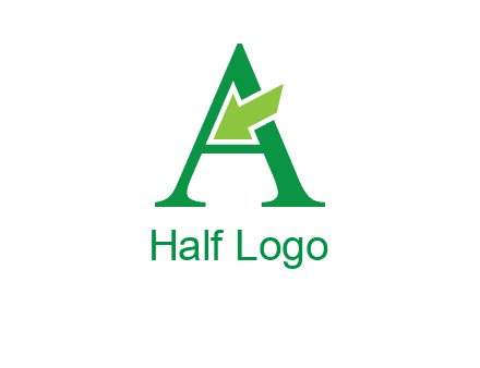 letter A arrow logo